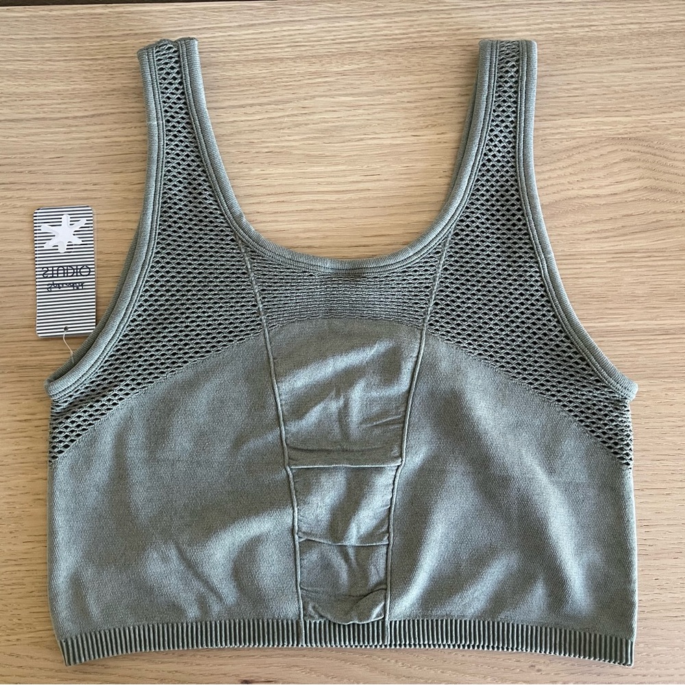 Splendid Studio Seamless Mesh Yoga Top